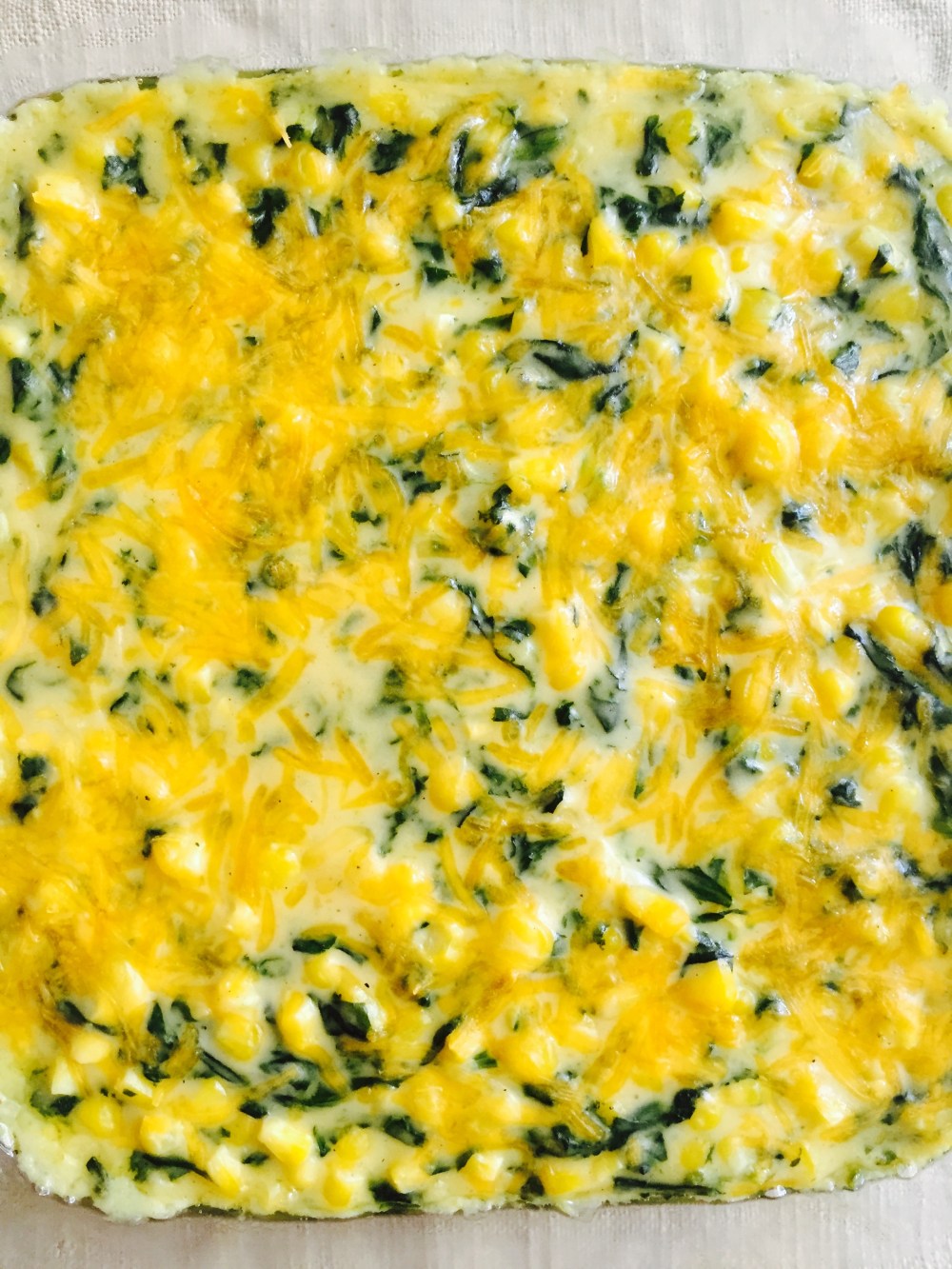 Spinach Corn Bake 1
